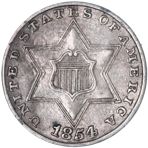 1854 3 Cent Silvers thumbnail