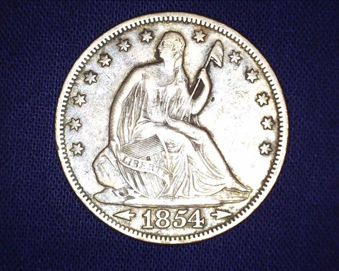 1854 O Seated Liberty Half Dollars thumbnail