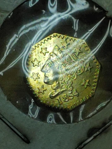 1854 US Fractional & Pioneer Gold Coins thumbnail