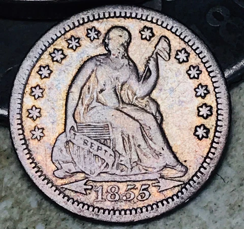 1855 Seated Liberty Half Dimes thumbnail