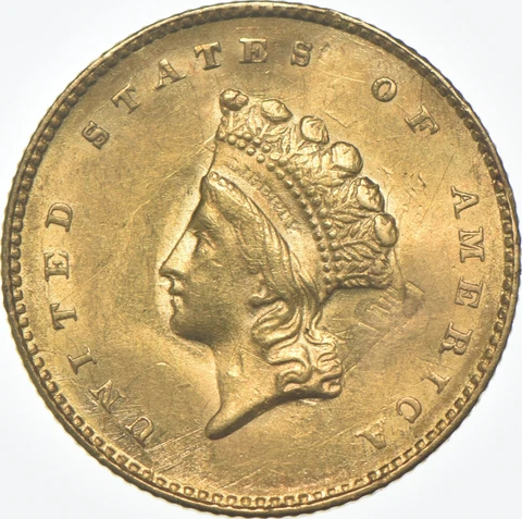 1855 US $1 Gold Coins thumbnail