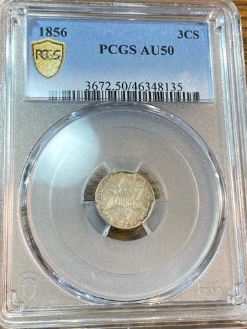 1856 3 Cent Silvers thumbnail