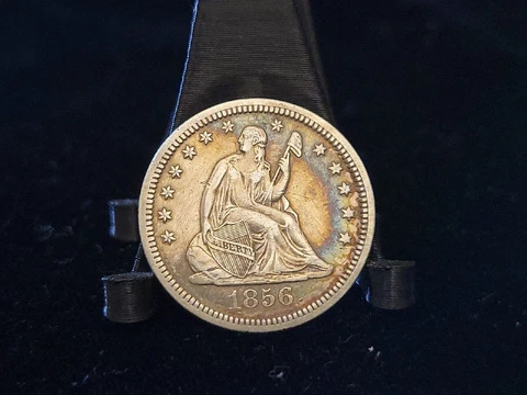 1856 P Seated Liberty Quarters thumbnail