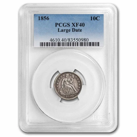 1856 Seated Liberty Dimes thumbnail