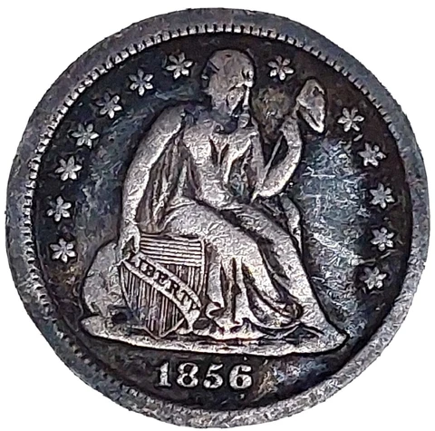 1856 Seated Liberty Dimes thumbnail