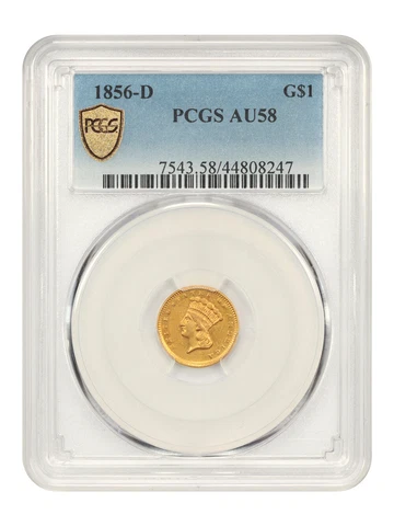 1856 US $1 Gold Coins thumbnail