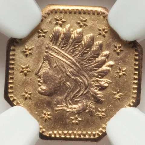 1857 US Fractional & Pioneer Gold Coins thumbnail