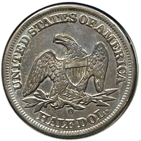 1858 P Seated Liberty Half Dollars thumbnail