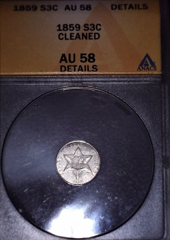 1859 3 Cent Silvers thumbnail