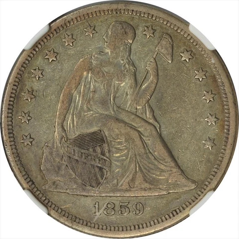 1859 O Seated Liberty Dollars thumbnail