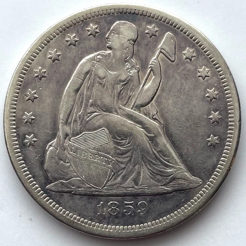 1859 Seated Liberty Dollars thumbnail