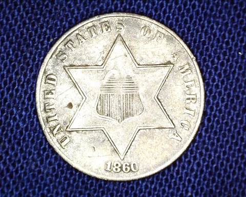 1860 3 Cent Silvers thumbnail