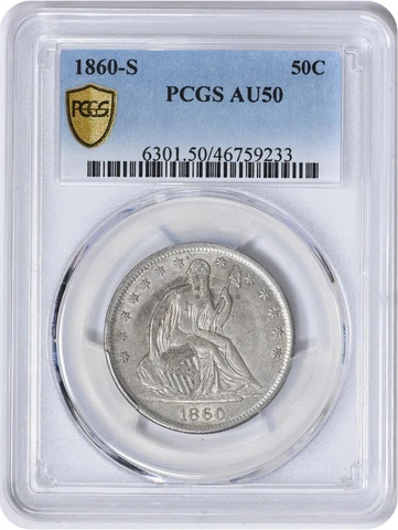 1860 Seated Liberty Half Dollars thumbnail
