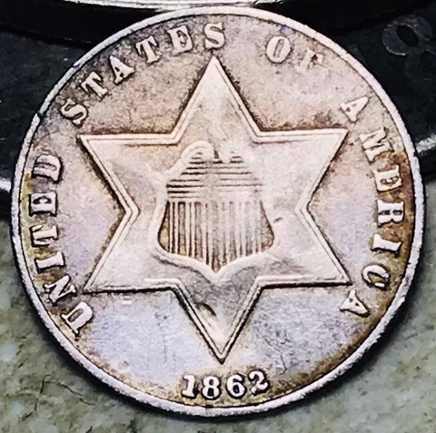 1862 3 Cent Silvers thumbnail