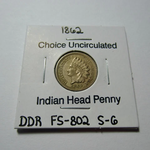1862 Indian Head Pennies thumbnail