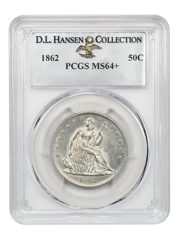 1862 Seated Liberty Half Dollars thumbnail