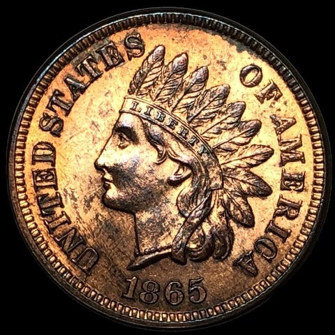 1865 Indian Head Pennies thumbnail