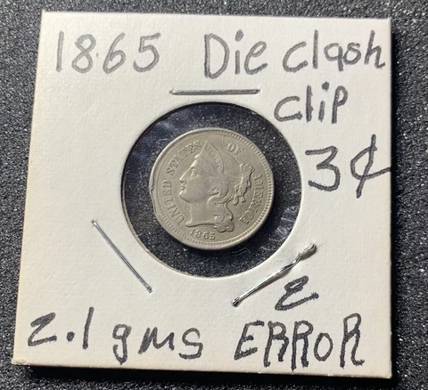 1865 US Coin Errors thumbnail