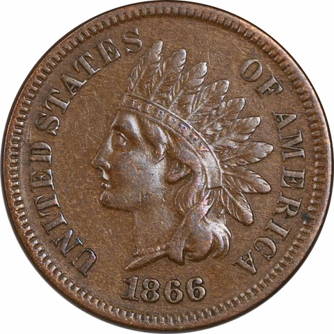 1866 Indian Head Pennies thumbnail