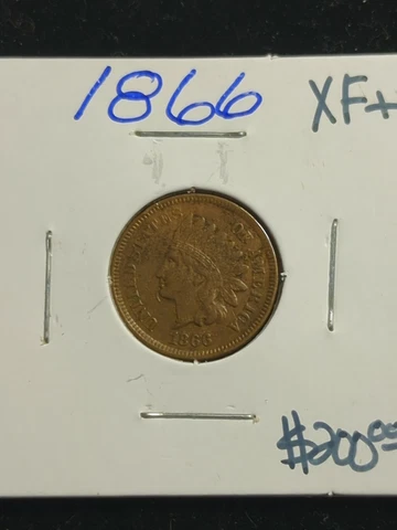 1866 Indian Head Pennies thumbnail