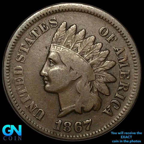 1867 Indian Head Pennies thumbnail