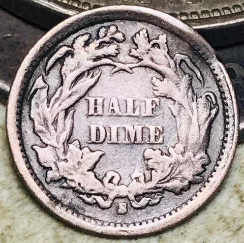 1867 Seated Liberty Half Dimes thumbnail