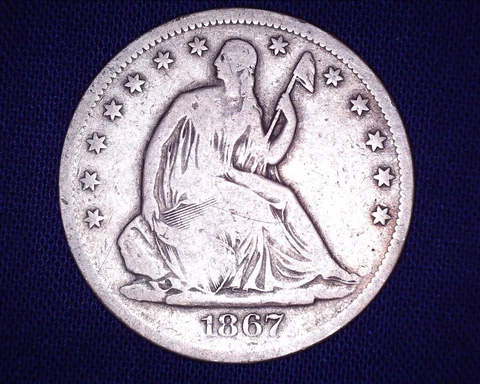 1867 Seated Liberty Half Dollars thumbnail