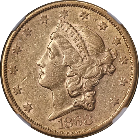 1868 US $20 Double Eagle Gold Coins thumbnail