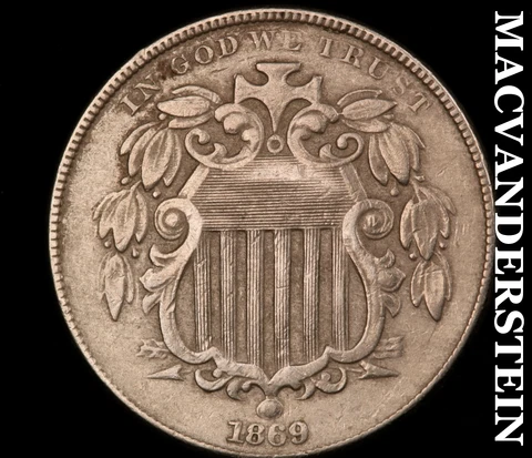 1869 Shield Nickels thumbnail