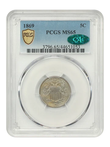 1869 Shield Nickels thumbnail