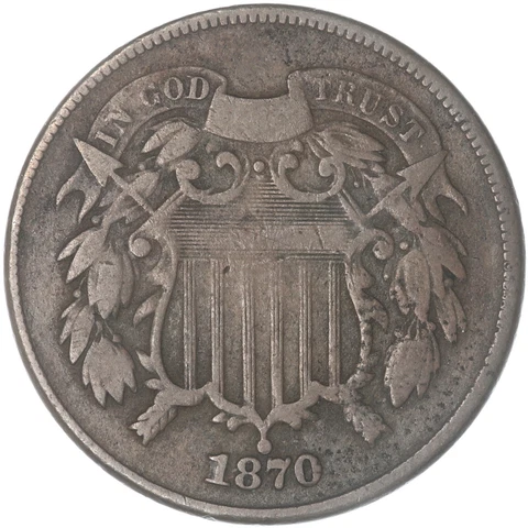 1870 2 Cent Coins thumbnail