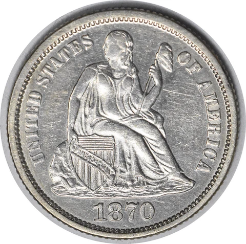 1870 Seated Liberty Dimes thumbnail