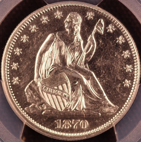 1870 Seated Liberty Half Dollars thumbnail