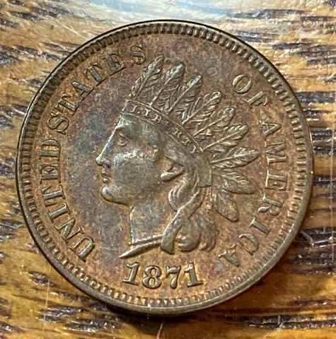 1871 Indian Head Pennies thumbnail
