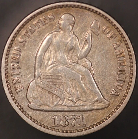 1871 Seated Liberty Dimes thumbnail