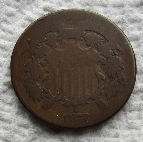 1872 2 Cent Coins thumbnail