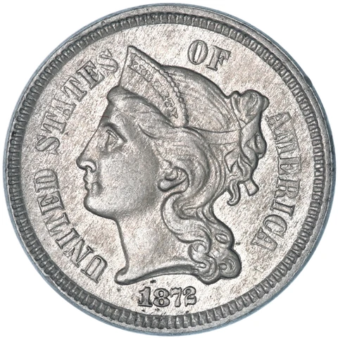 1872 3 Cent Nickels thumbnail