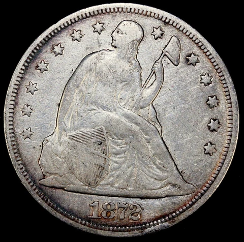 1872 P Seated Liberty Dollars thumbnail