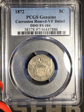 1872 Shield Nickels thumbnail
