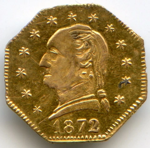 1872 US Fractional & Pioneer Gold Coins thumbnail