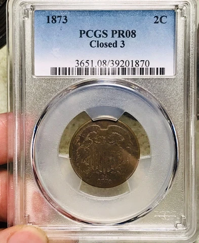 1873 2 Cent Coins thumbnail