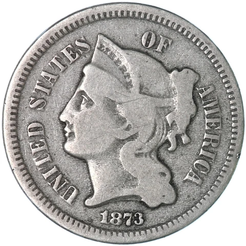 1873 3 Cent Nickels thumbnail