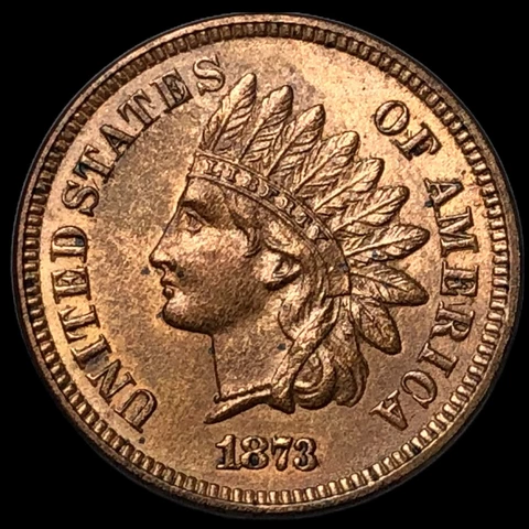 1873 Indian Head Pennies thumbnail