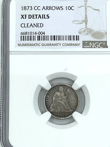 1873 Seated Liberty Dimes thumbnail
