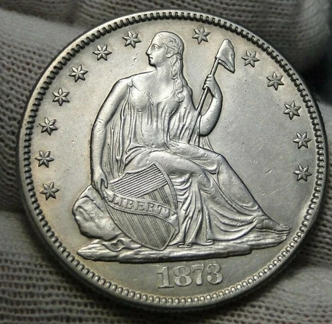 1873 Seated Liberty Half Dollars thumbnail