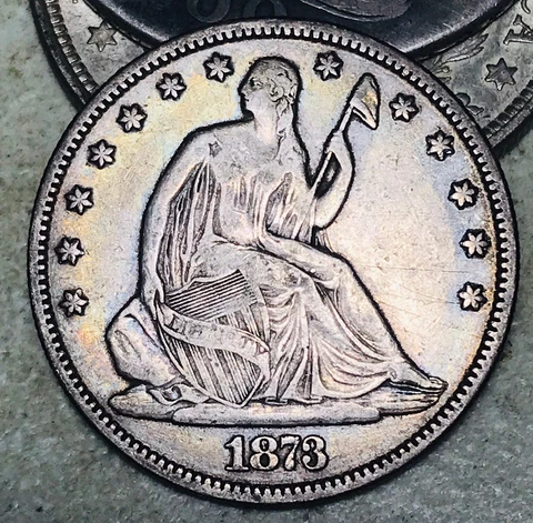 1873 Seated Liberty Half Dollars thumbnail