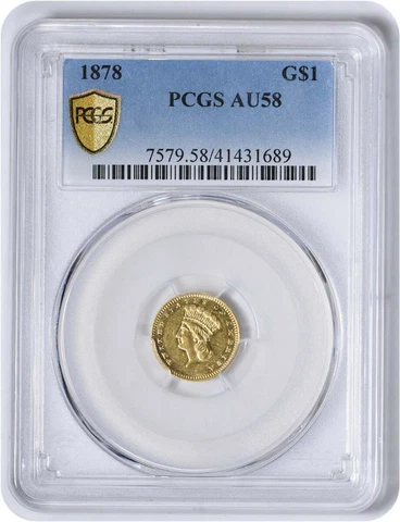 1873 US $1 Gold Coins thumbnail