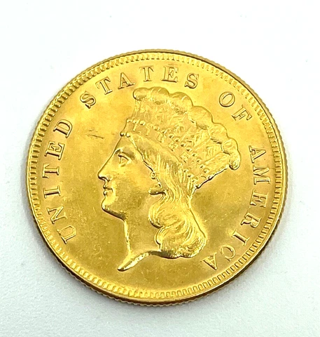 1874 US $3 & $4 Gold Coins thumbnail