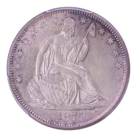 1875 S Seated Liberty Half Dollars thumbnail