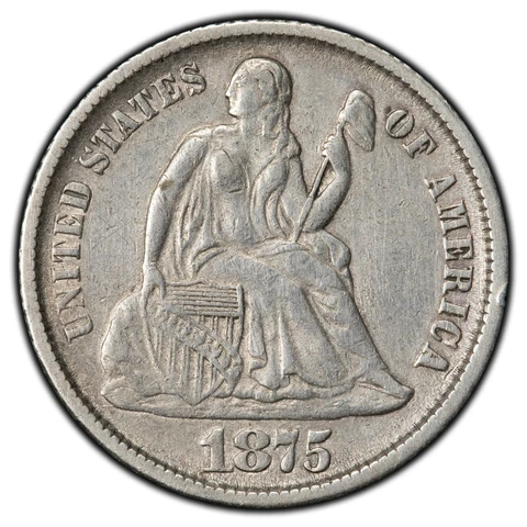 1875 Seated Liberty Dimes thumbnail